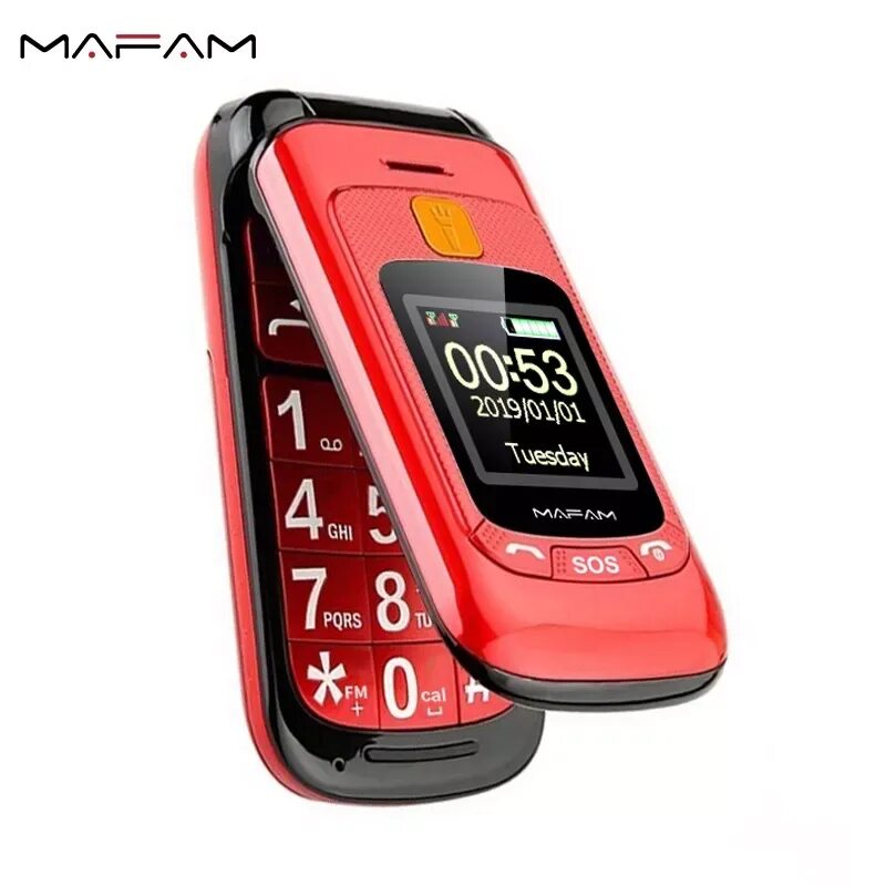 Телефоны flip купить. Мобильный телефон MAFAM f899. Мобильный телефон MAFAM f899 черный. Бабушкофон раскладушка с большим экраном. Мобильный телефон f Plus Flip 240 красный.