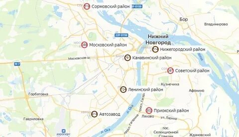 Город на нижегородской адрес
