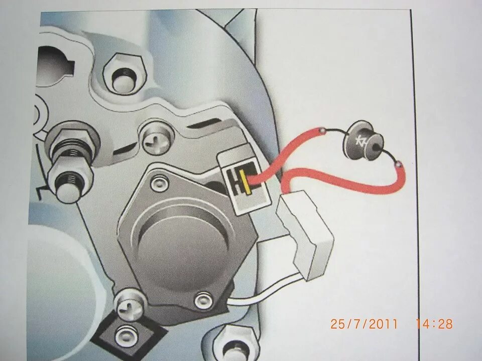 Дополнительный диод в Генератор ВАЗ 2114. Диод на Генератор для повышения напряжения на ВАЗ 2114. Дополнительный диод в Генератор ВАЗ 2107. Диод в Генератор ВАЗ 2107.