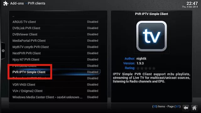 Simple client. Kodi IPTV client. Kodi (ранее XBMC Media Center).. Simple IPTV Player Kodi. XBMC для медиаплеер64bit2023.