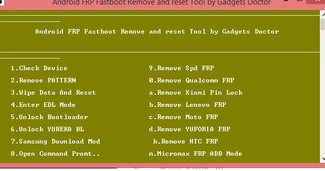 Android fastboot reset tool. Android fastboot reset tool