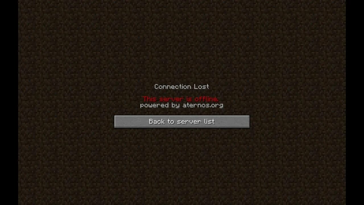 Error start minecraft html