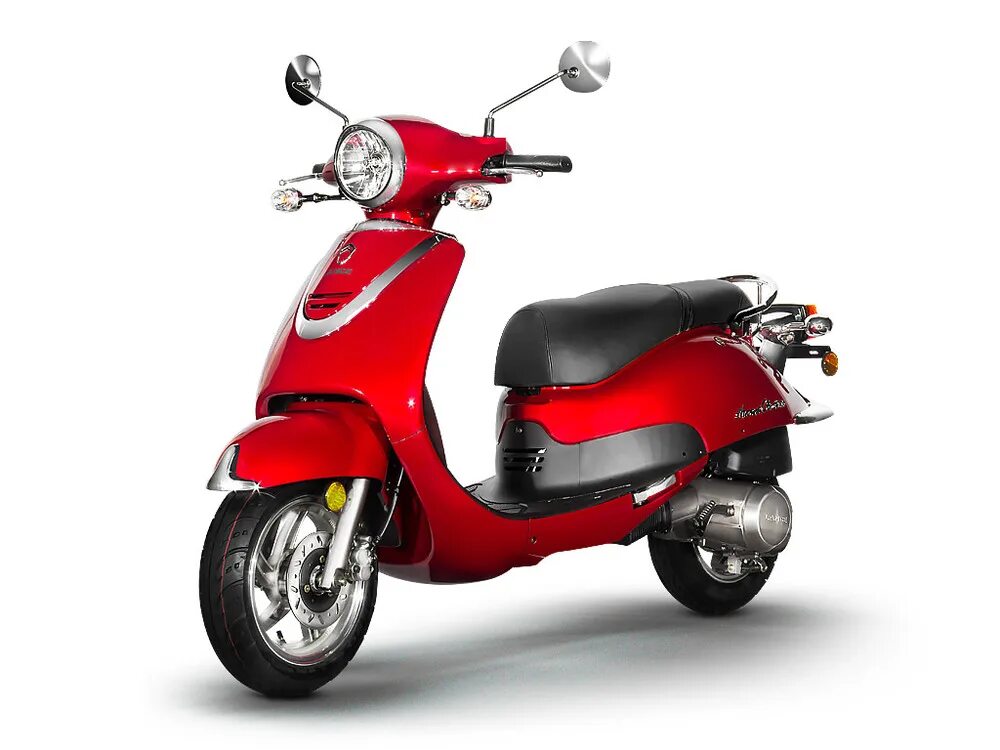 Qingqi 125 cc Vespa. Японский скутер. Скутер красный. Скутер классика. Автомобили скутера