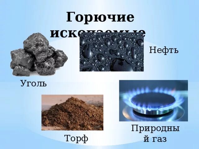 Газ горючее полезное ископаемое. Полезные ископаемые нефть ГАЗ уголь. Уголь,нефть , природный ГАЗ, торф. Уголь торф нефть. Нефть природный ГАЗ уголь.