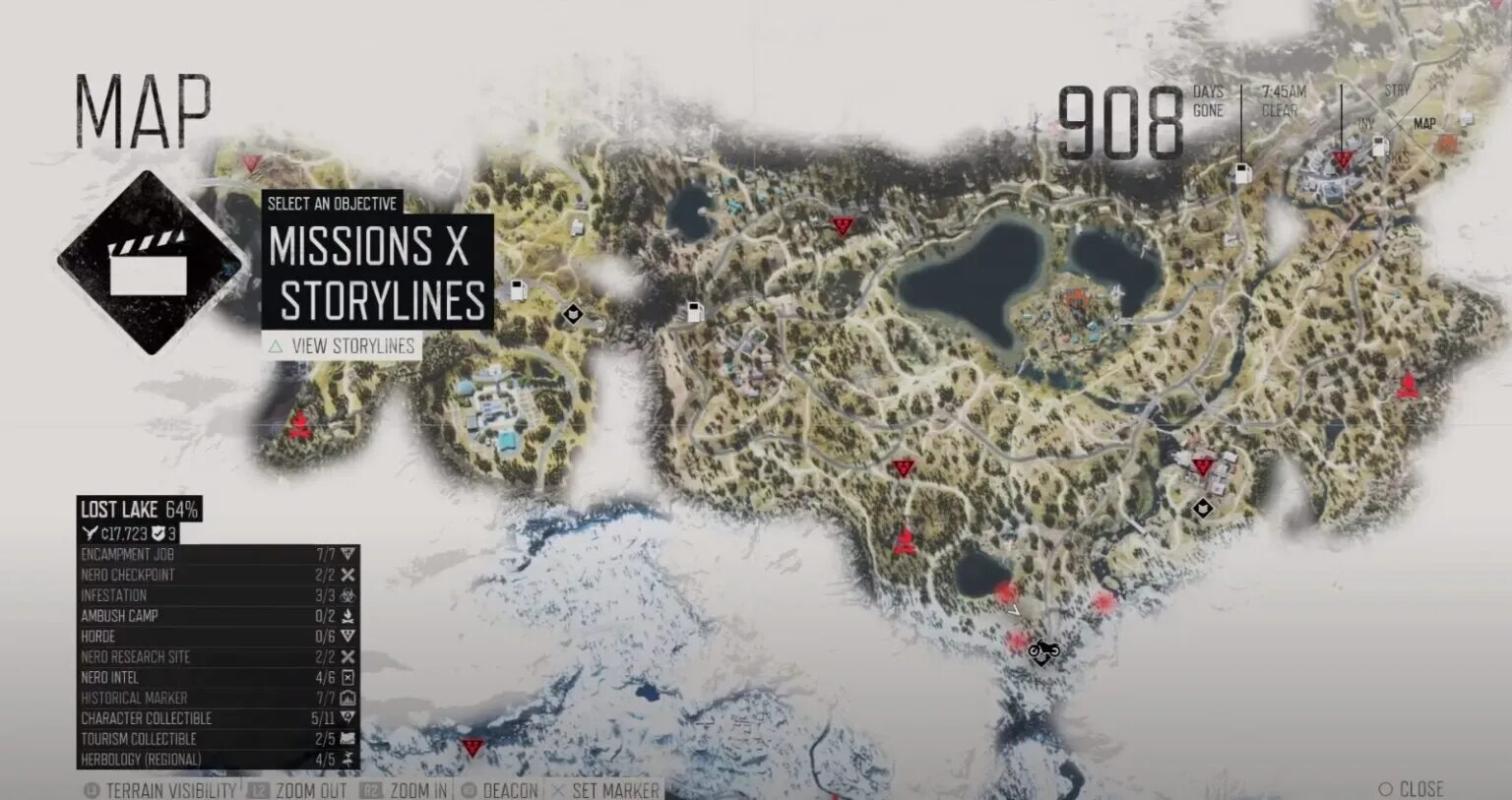 Карта days go. Days gone лост лейк. days gone лост лейк орда. данные неро лост лейк days gone. лост лейк орды карта.