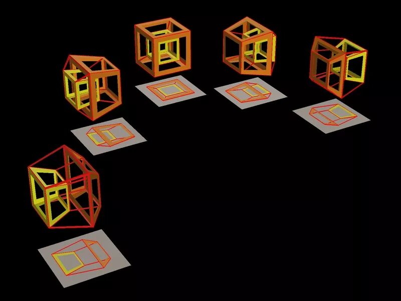 Как выглядит 4 пространство. Четырехмерный гиперкуб тессеракт. Как выглядит 4 пространство. Тессеракт 4д. Как выглядит 4 пространство.