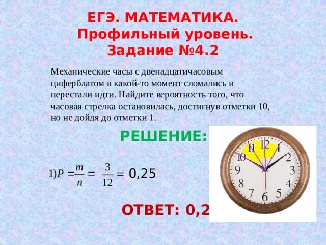 Часовая стрелка остановилась