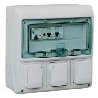 Щит с розетками ip54