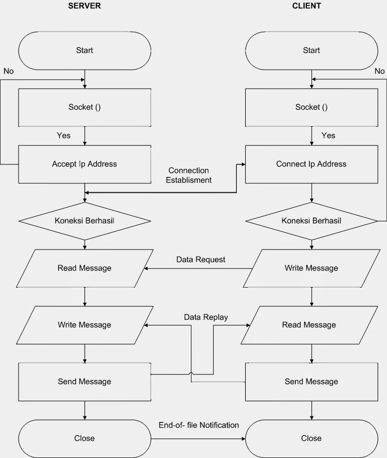 Server client program. Server client program