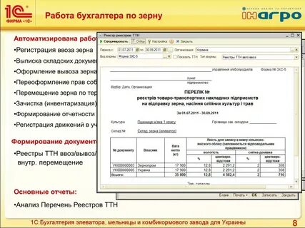 Реестр зерна