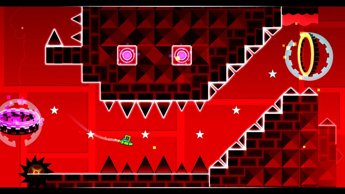 Geometry dash где есть уровень. Клабстеп геометрия даш. клабстеп уровень геометрия даш. geometry dash уровень 2.2 xl]. клаб степ геометрии деш.