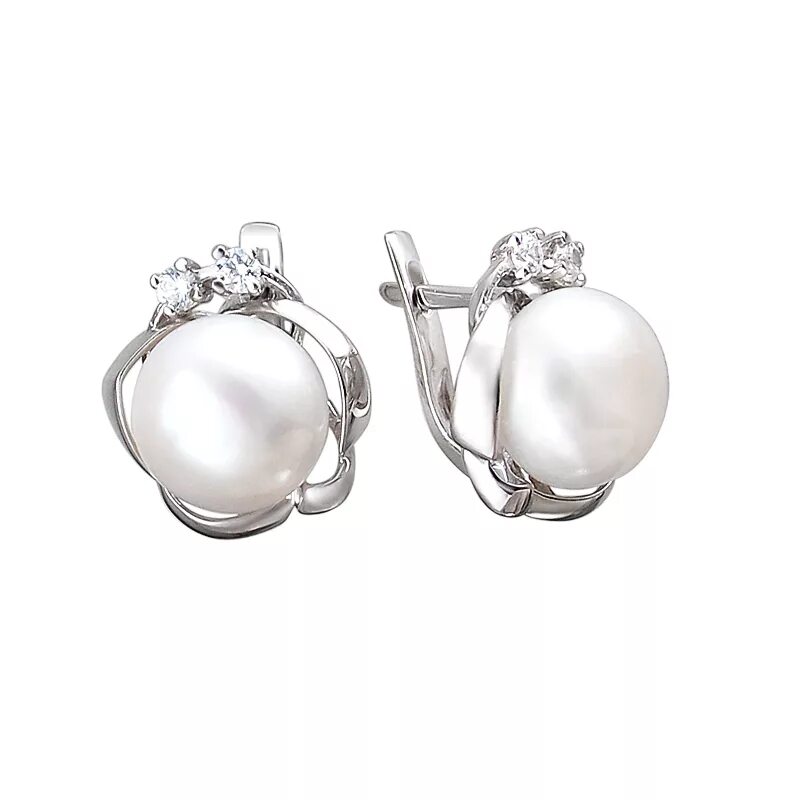 серьги красная пресня серебро арт33012140. серьги с культивированным жемчугом. серьги из серебра с жемчугом артикул: 94024262. 4310/3wla, золото. серьги с культивированным жемчугом.