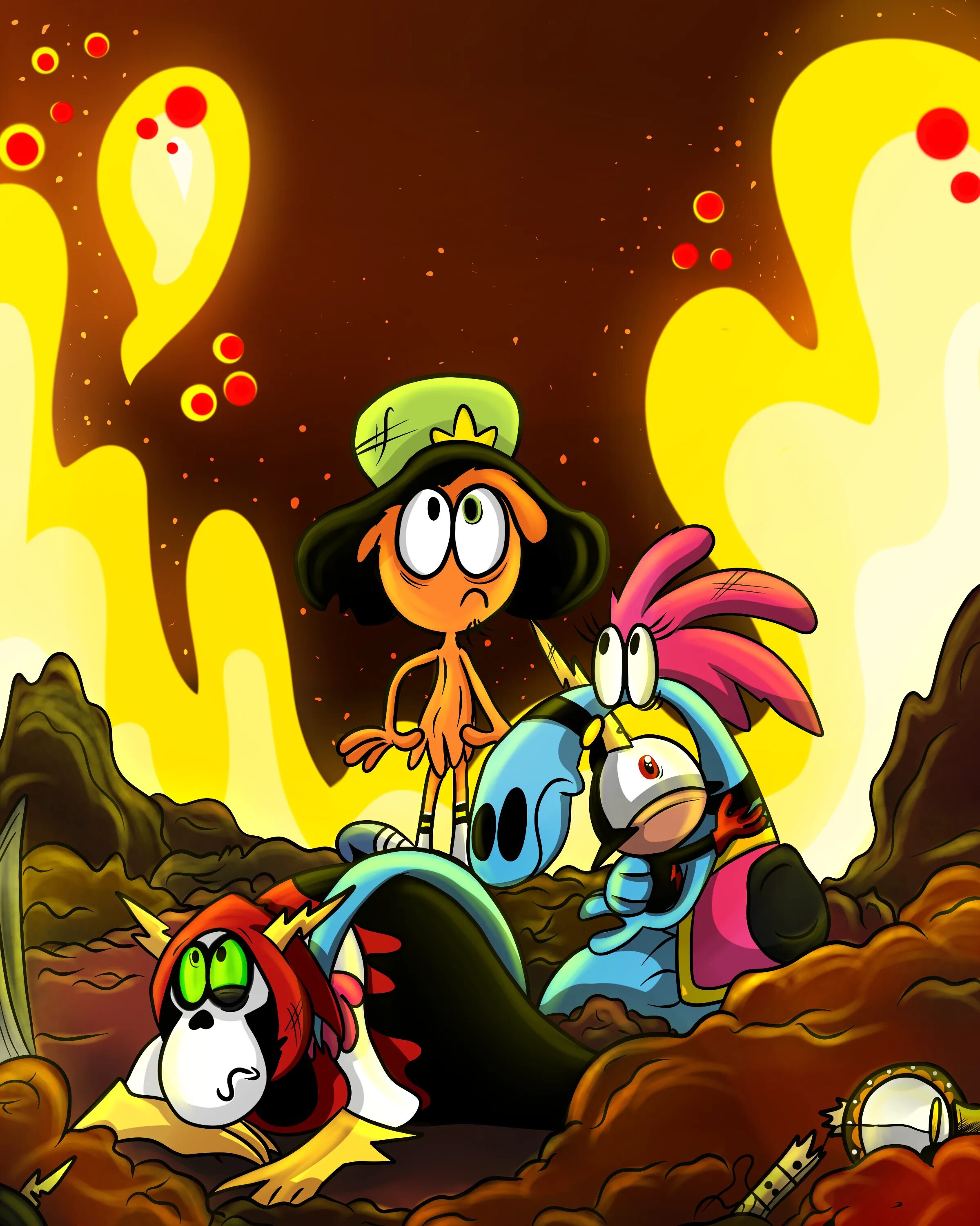 С приветом по планетам му. С приветом по планетам Постер. Wander over Yonder арт. Тут и там русски