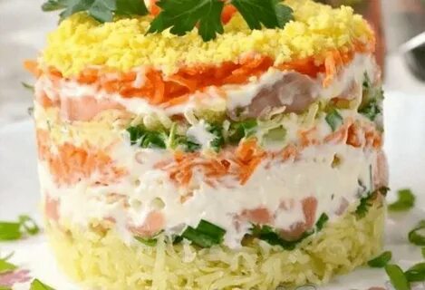 Салат из горбуши холодного копчения рецепты