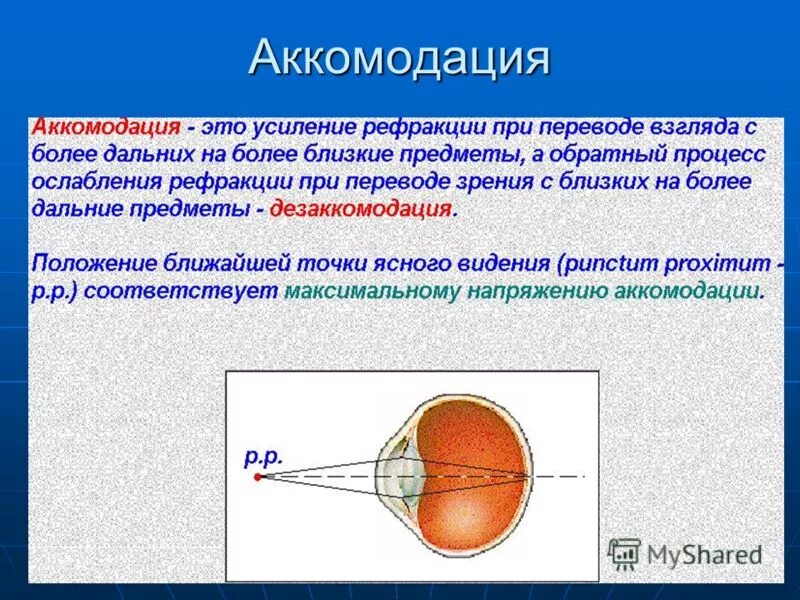 процесс аккомодации