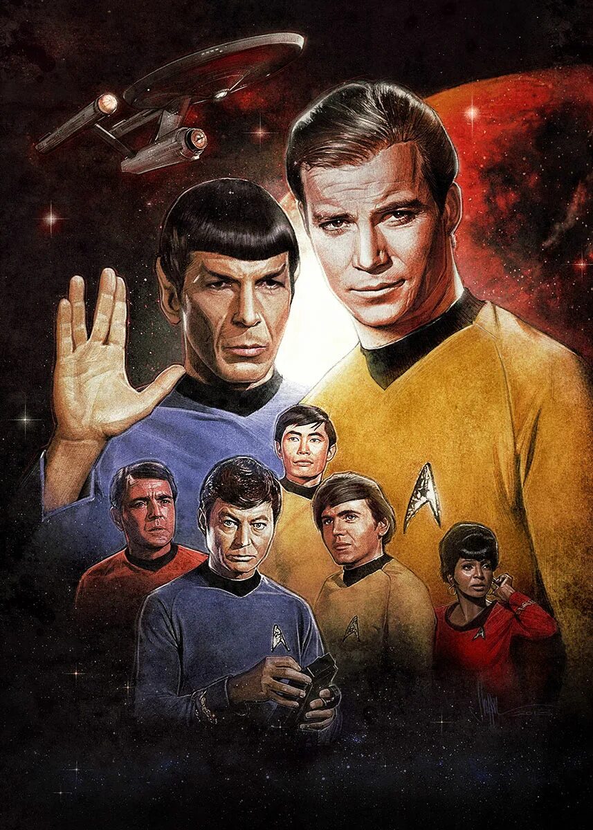 Стартрек 1966 Энтерпрайз. Star trek series