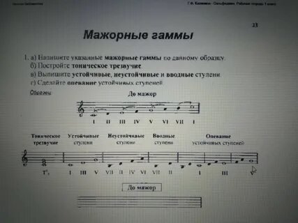Записать гамму
