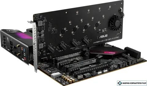Материнская плата asus rog strix b550