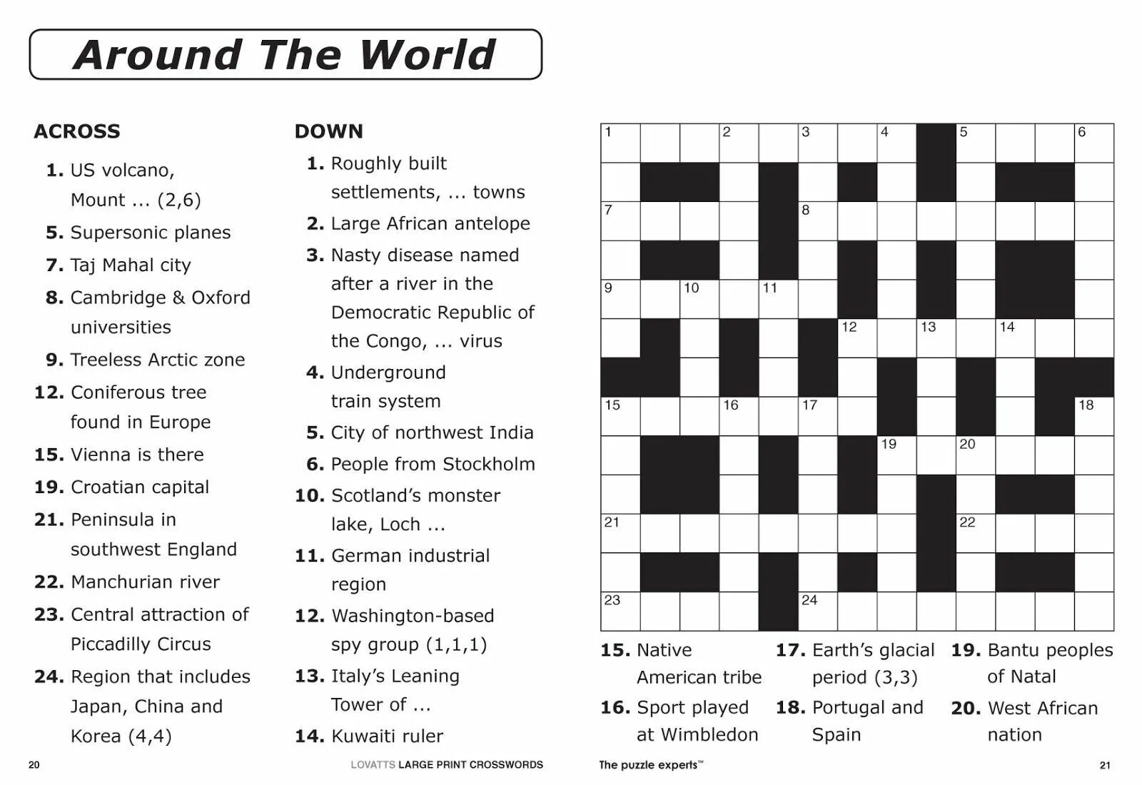 Simpler crossword