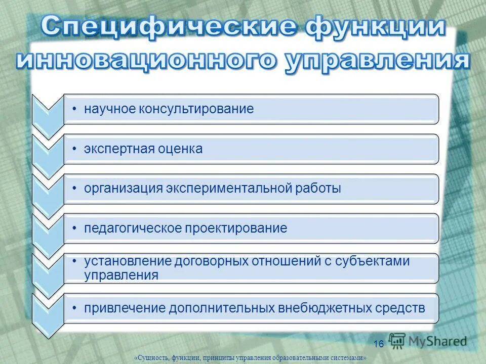 Качества управления образовательными системами