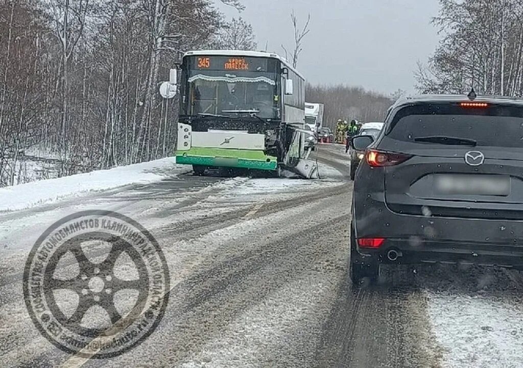 Авария в Полесске Калининградской области.