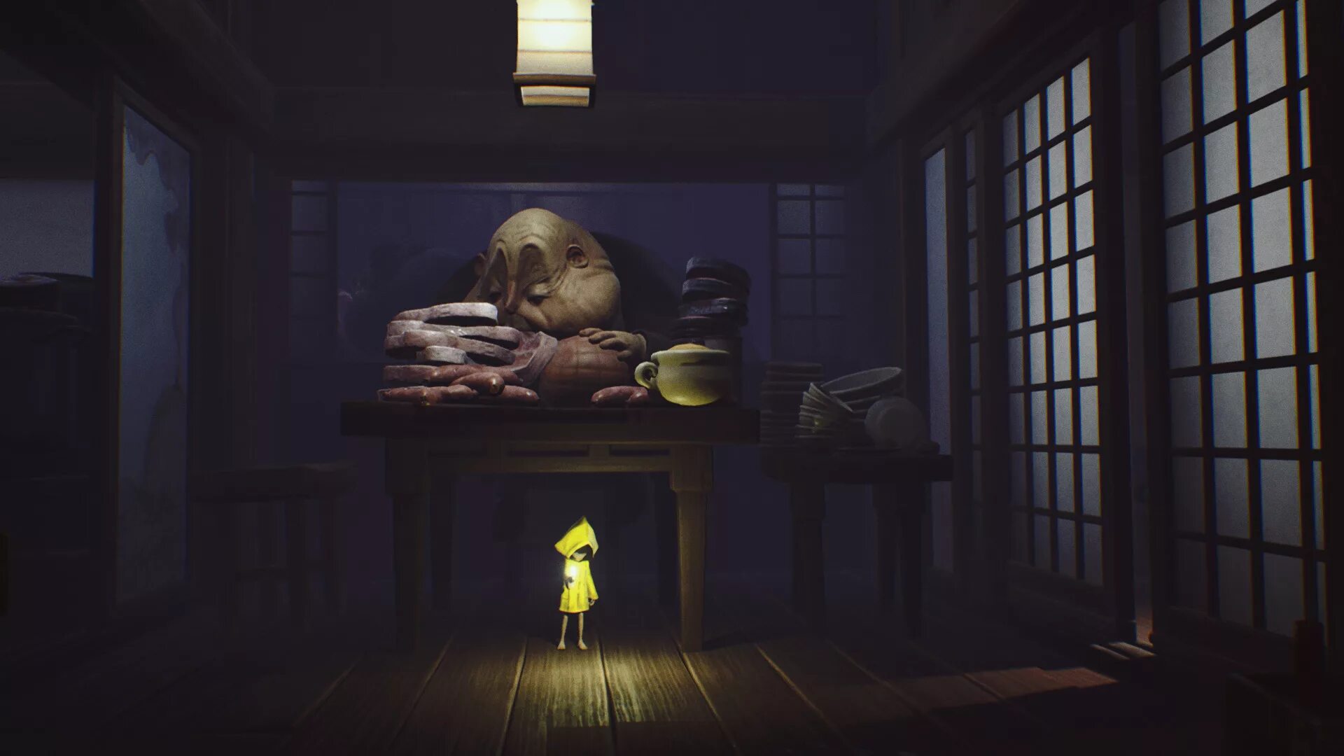 Little Nightmares шестая. Игра little Nightmares. Little Nightmares монстр шестая.