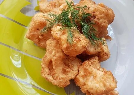 Цветная капуста в кляре в панировочных