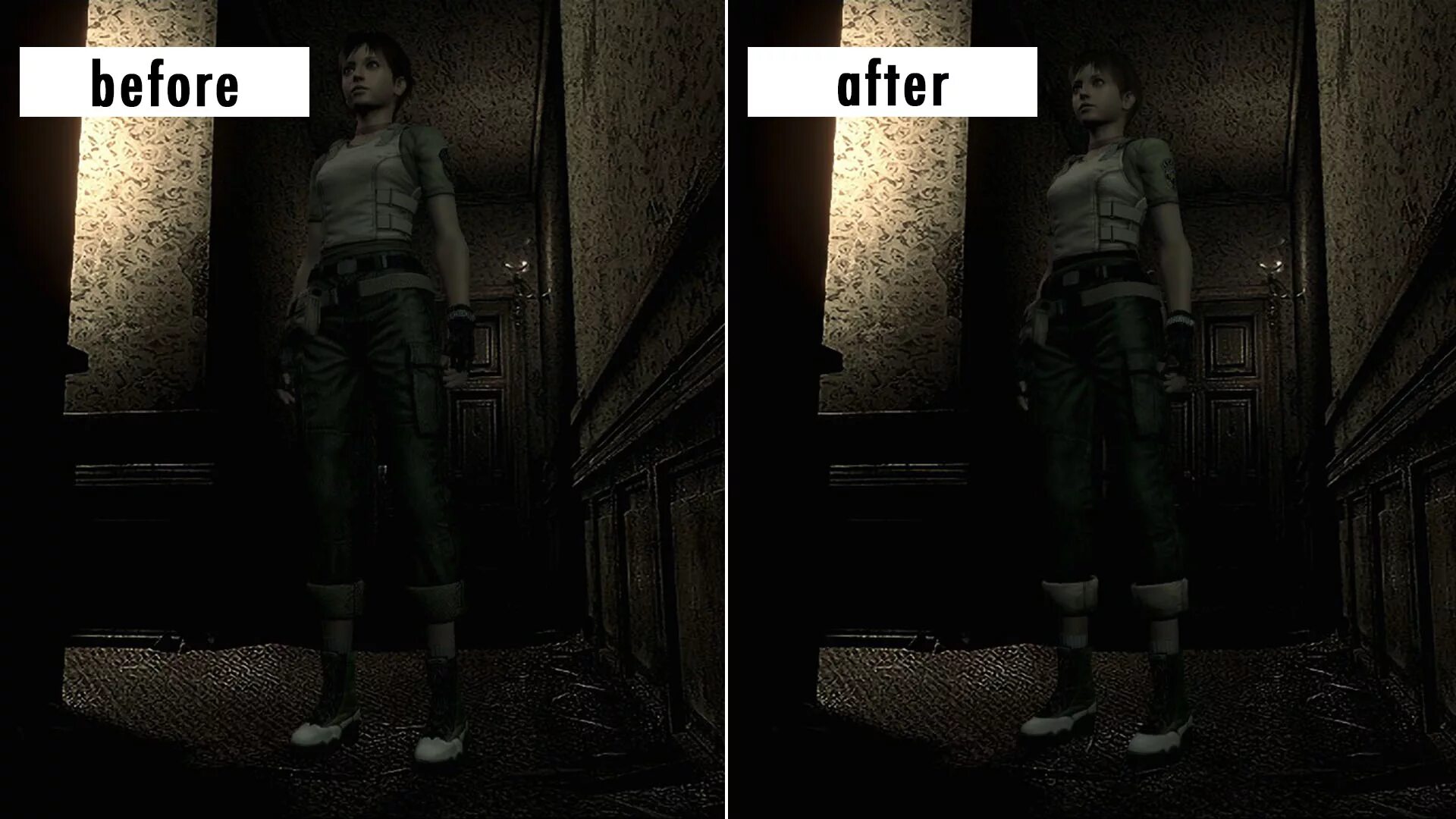 Resident Evil 1 оригинал и ремастер.