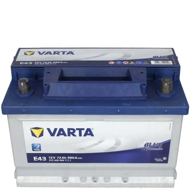 Аккумулятор автомобиля варта. Varta 72ah. Аккумулятор варта 72 а/ч 680. Varta Blue Dynamic e12 680. Varta 6ст-74 Blue Dynamic.