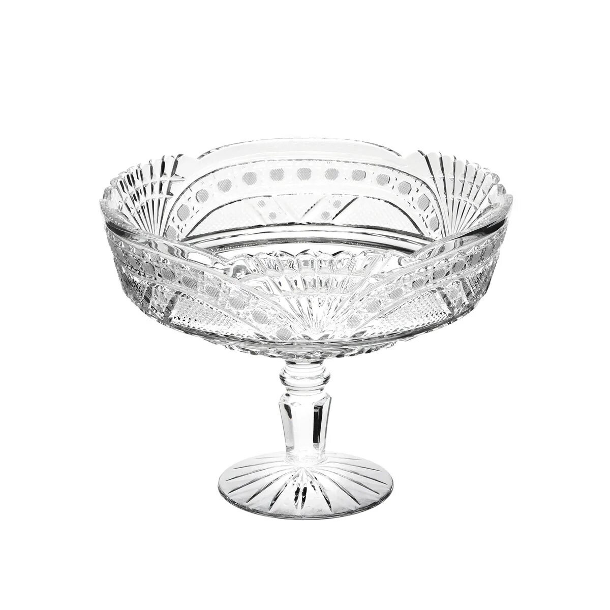 дятьковский хрусталь фруктовница. гусь-хрустальный стекольный завод. хрусталь в спб. круглая хрустальная ваза. хрусталь в спб.