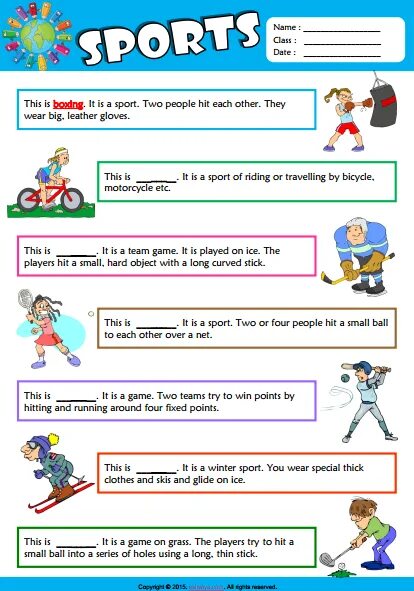 Matching the task to the text. Спорт Worksheets. Спорт Worksheet for Kids. Задания на тему виды спорта английский. Sports Vocabulary for Kids Worksheets.