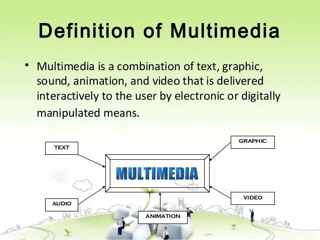 Multimedia definition. Multimedia definition