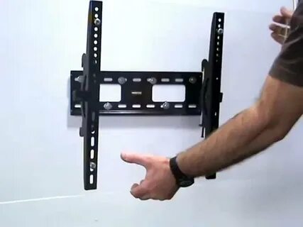 Установка наклонного кронштейна для телевизора