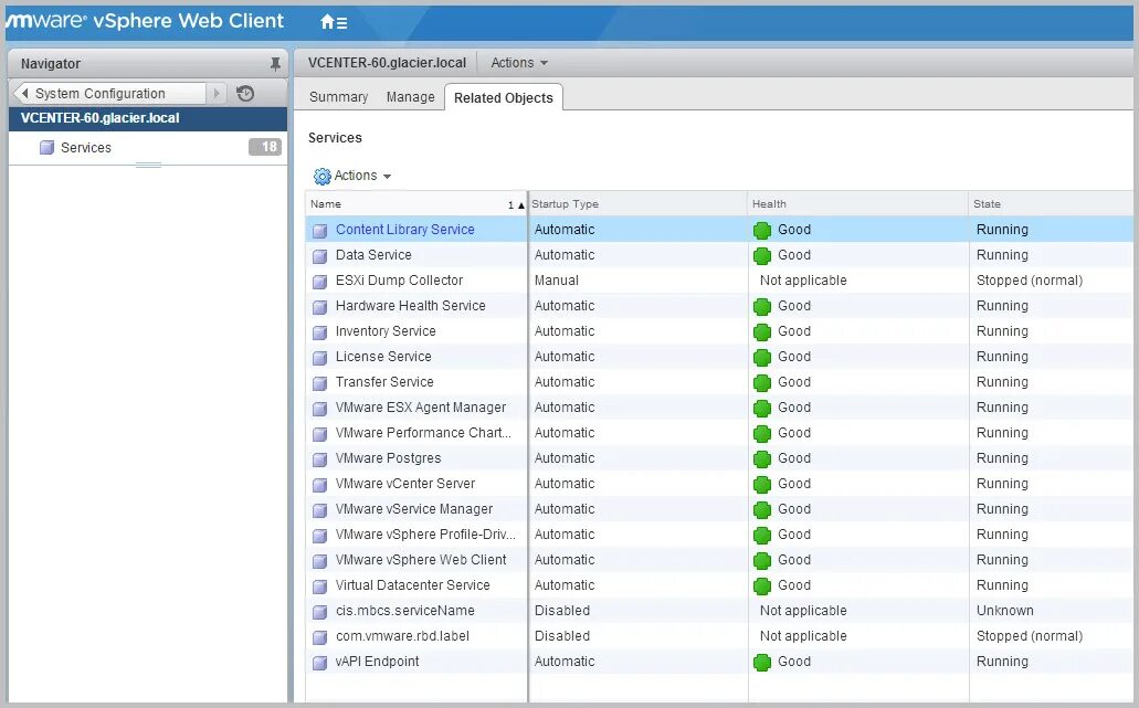 Webclient pages