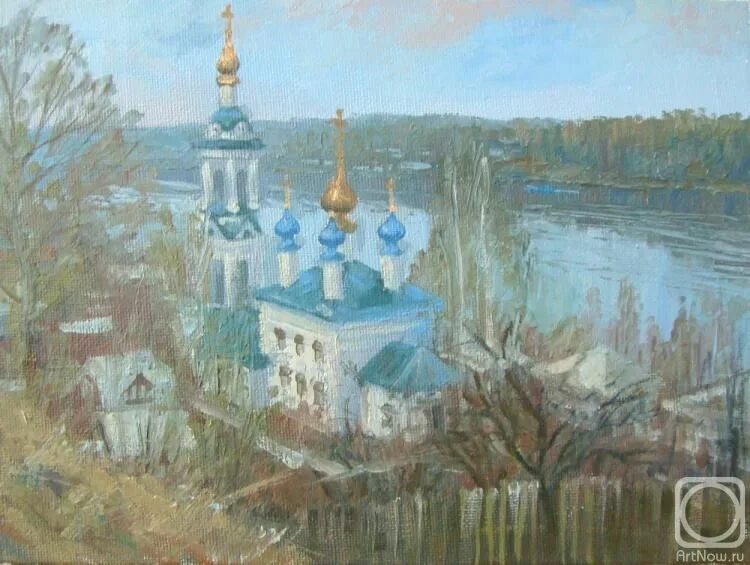 Плотников художник картины Плес.