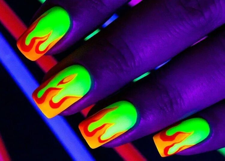 Pin by Rebecca Shoemaker on Hair & Nails Makeup nails designs, Neon nails, Prett