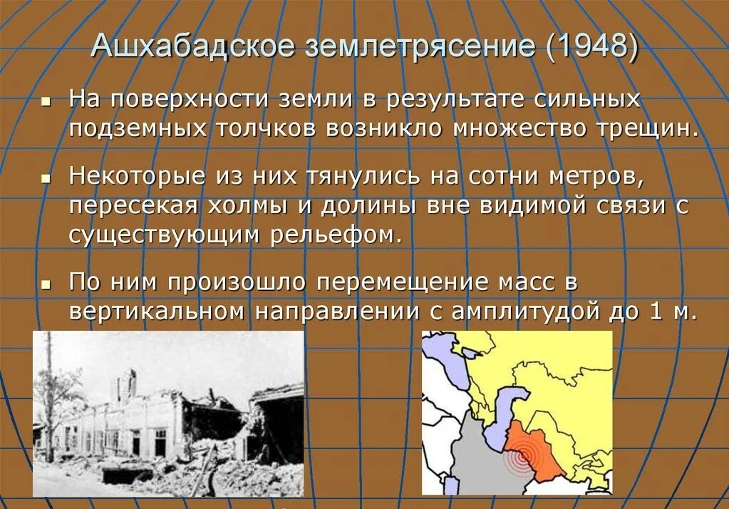 Место самых сильных подземных толчков. Землетрясение в Ашхабаде в 1948 году. Землетрясение в Туркмении 1948. Землетрясение в Ашхабаде в 1948 году число жертв. Ашхабадское землетрясение.