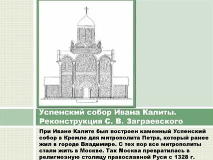 Соборы построенные при иване калите