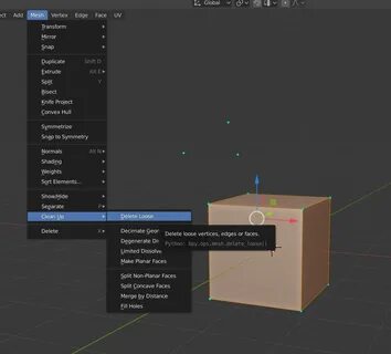 Vertices blender
