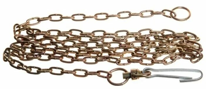 цепь привязочная сварная с карабином 3м,4мм (0810). Din 766 (3м). цепь короткозвенная (din766) 2 мм. цепь привязочная 3*17 с карабином 3м. 3м - накл.