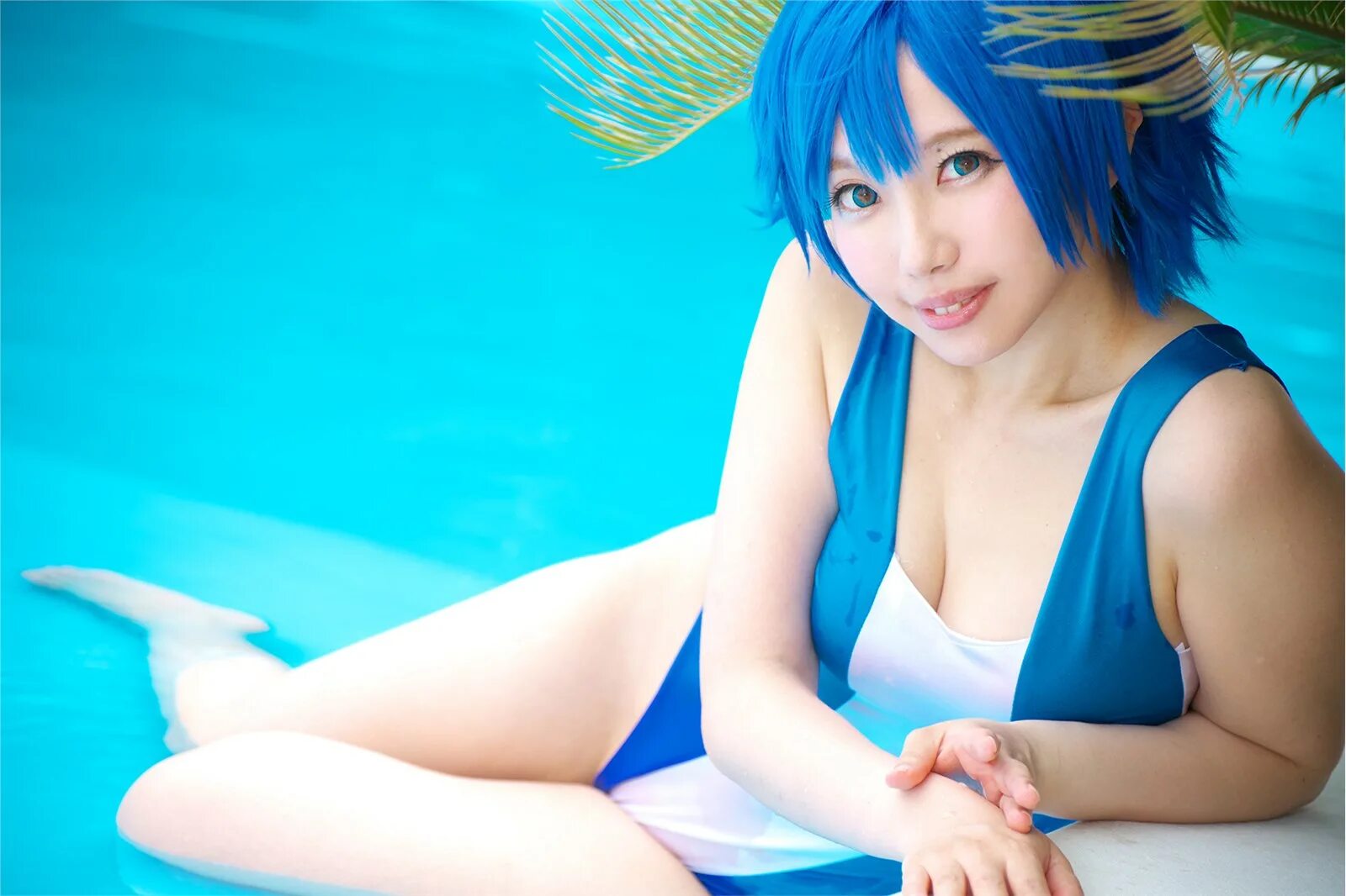 Cosplay swimsuit. Косплей на плавание. азиатский косплей акудама драйв. miyu cosplay. sailor mercury beautiful cosplay.