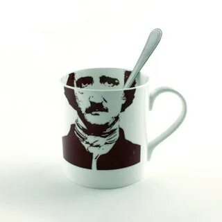 Edgard Allan Poe Poet Portrait Mug Bone China Tea or Coffee image 0.