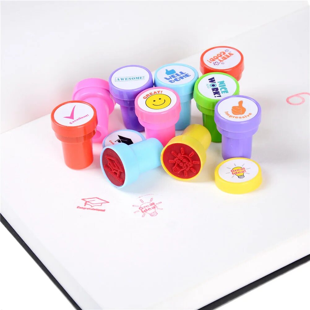 набор печати детских. штампики для детей. набор печати детских. печать на пластиковых крышках. штампики для детей фикспрайс.