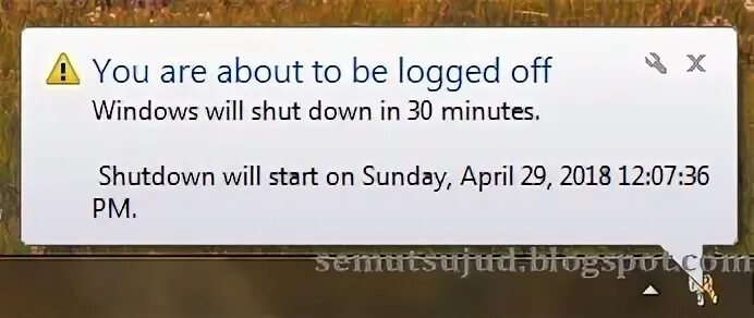 Untuk membatalkan perintah shutdown otomatis di komputer windows anda, sila...