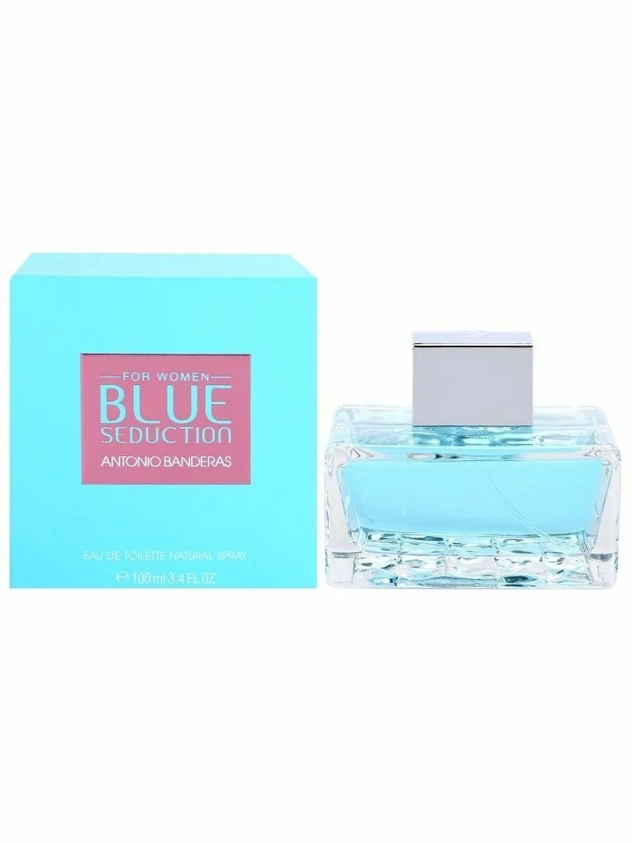 Banderas blue seduction for women. Парфюм Антонио Бандерас Блю женский. Духи Антонио Бандерас женские Blue. Antonio Banderas Blue Seduction for women. Туалетная вода Antonio Banderas "Blue Seduction for women'', 100 ml.