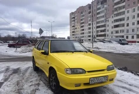 Ваз 2114 желтая