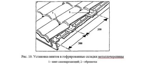 Чертеж обрешетки