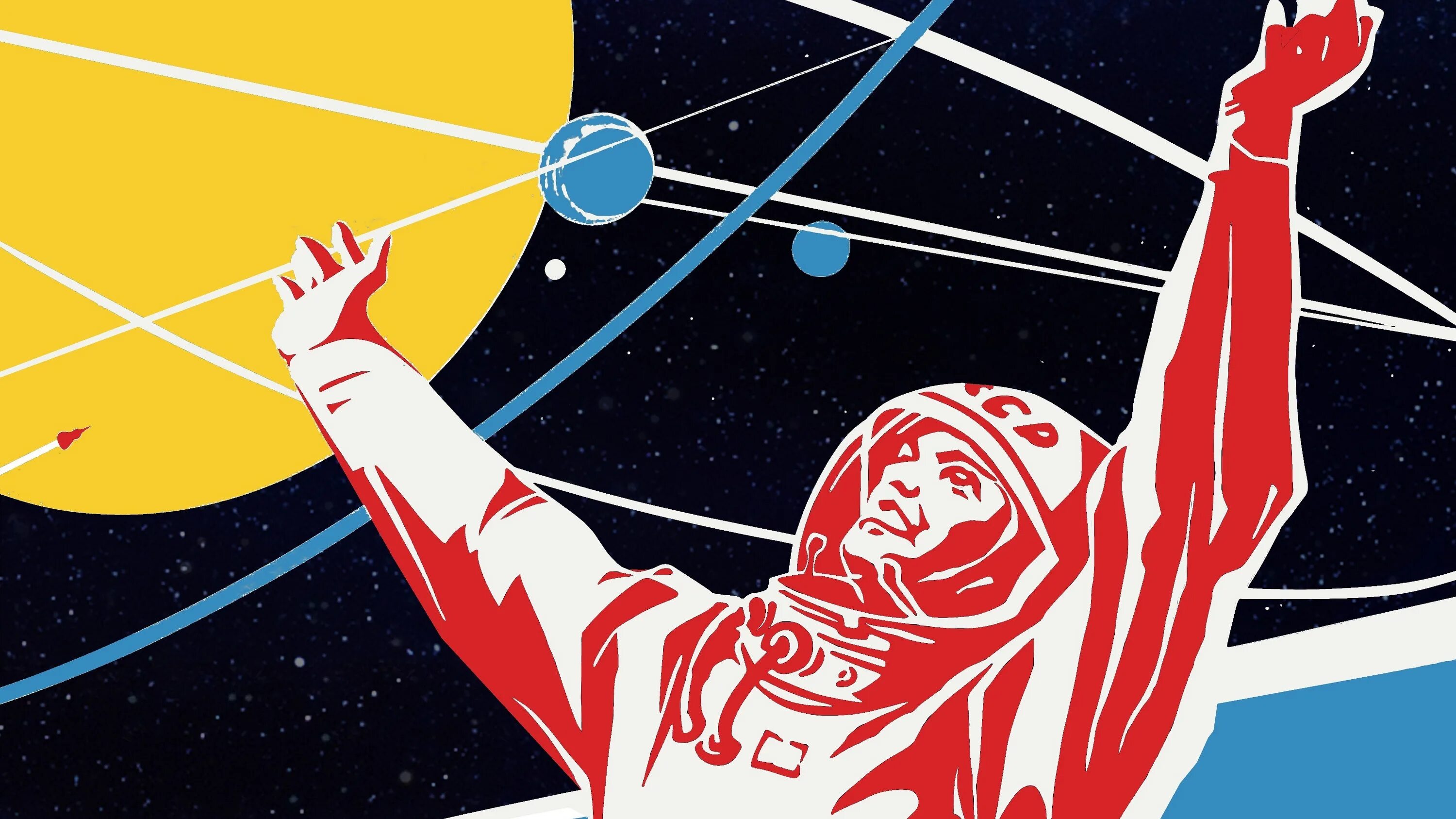 День космонавтики спутники. Советский космос. Космический плакат. Плакат космонавтики. Плакат освоение космоса.