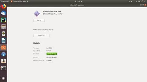 Minecraft linux