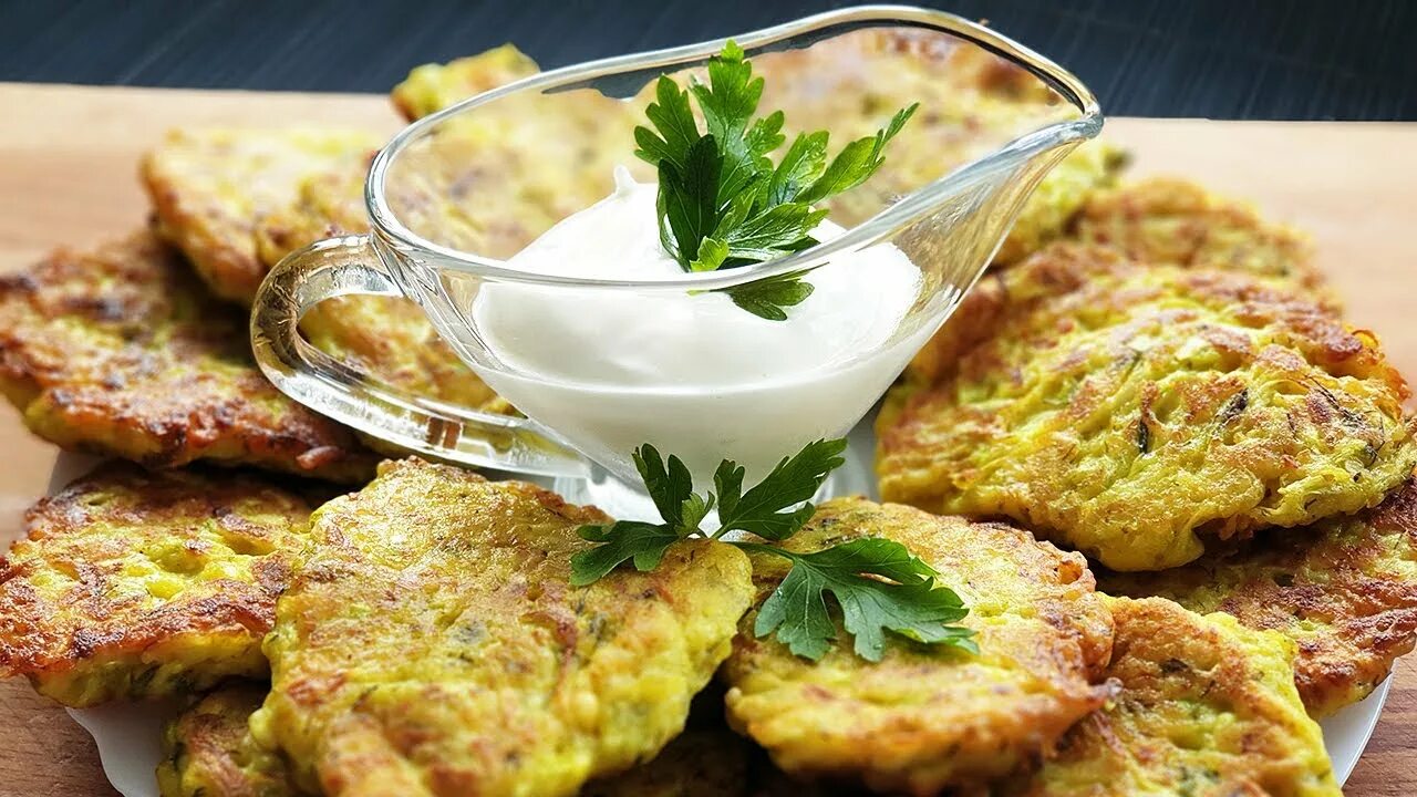 Кабачковые оладьи постные рецепт